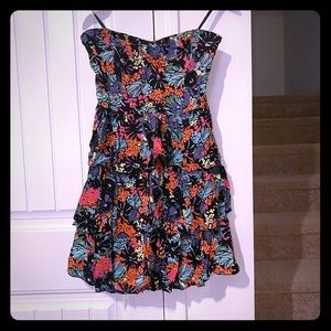 Kimichi blue strapless dress